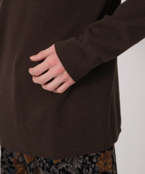 tk.TAKEO KIKUCHI(ティーケータケオキクチ)の「◆洗えるミラノリブタートルネックニット(ニット/セーター・メンズ・オフホワイト/モスグリーン/ブラウン系その他/ブラック・01/02/03/04)」の9枚目の写真