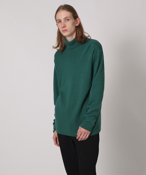 tk.TAKEO KIKUCHI(ティーケータケオキクチ)の「◆洗えるミラノリブタートルネックニット(ニット/セーター・メンズ・オフホワイト/モスグリーン/ブラウン系その他/ブラック・01/02/03/04)」の10枚目の写真