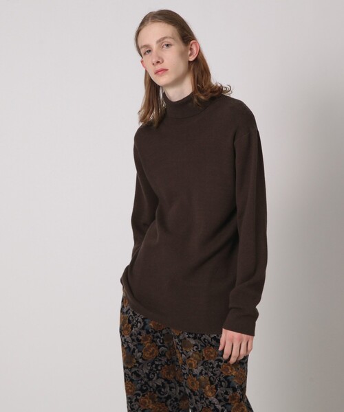 tk.TAKEO KIKUCHI(ティーケータケオキクチ)の「◆洗えるミラノリブタートルネックニット(ニット/セーター・メンズ・オフホワイト/モスグリーン/ブラウン系その他/ブラック・01/02/03/04)」の7枚目の写真