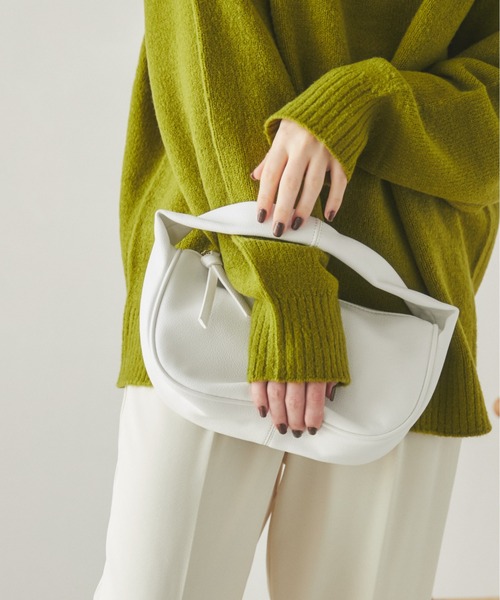 ANGIE（アンジー）の「ラウンドミニバッグ（ハンドバッグ・レディース・ホワイト/ブラック・FREE）」の7枚目の写真