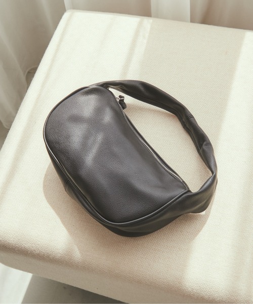 ANGIE（アンジー）の「ラウンドミニバッグ（ハンドバッグ・レディース・ホワイト/ブラック・FREE）」の4枚目の写真