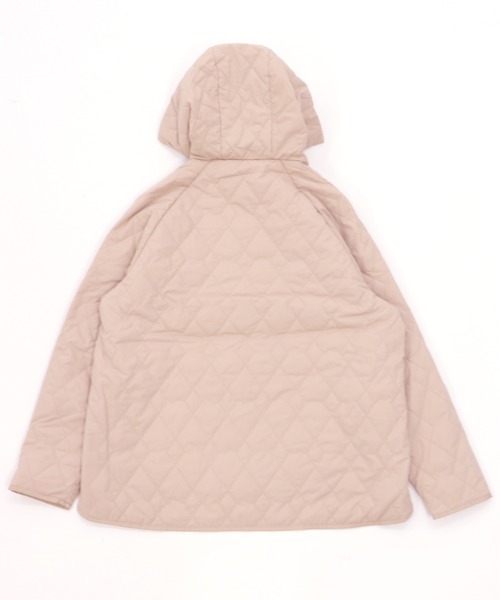 GIORDANO（ジョルダーノ）の「[ GIORDANO ]フードキルティングパデッドジャケット（ダウンジャケット/コート・レディース・ブラック/ホワイト/カーキ・MEDIUM/LARGE）」の13枚目の写真