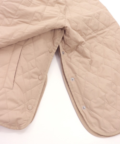 GIORDANO（ジョルダーノ）の「[ GIORDANO ]フードキルティングパデッドジャケット（ダウンジャケット/コート・レディース・ブラック/ホワイト/カーキ・MEDIUM/LARGE）」の8枚目の写真