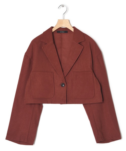 w closet（ダブルクローゼット）の「ショートテーラードジャケット