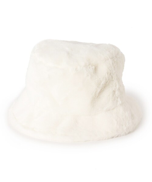 SHOO・LA・RUE（シューラルー）の「◆フェイクファーバケハ（ハット・レディース・サンドベージュ/ベージュ系その他2/グレー系1/ブラウン系2/アイボリー/ブラック・00）」の2枚目の写真