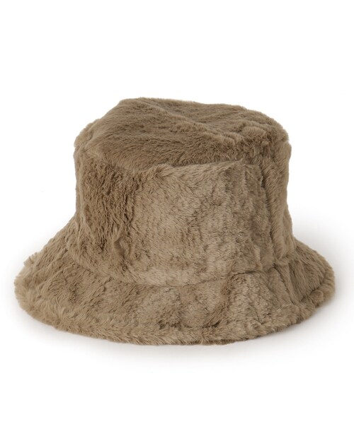 SHOO・LA・RUE（シューラルー）の「◆フェイクファーバケハ（ハット・レディース・サンドベージュ/ベージュ系その他2/グレー系1/ブラウン系2/アイボリー/ブラック・00）」の6枚目の写真