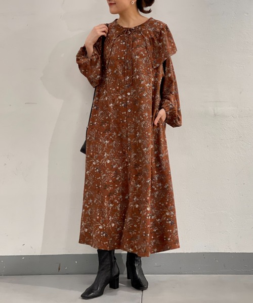 近年✨美品 BEARDSLEY ビアズリー FRIPIER ワンピース 花柄 近年✨美品 BEARDSLEY ビアズリー FRIPIER ワンピース 花柄 近年✨美品