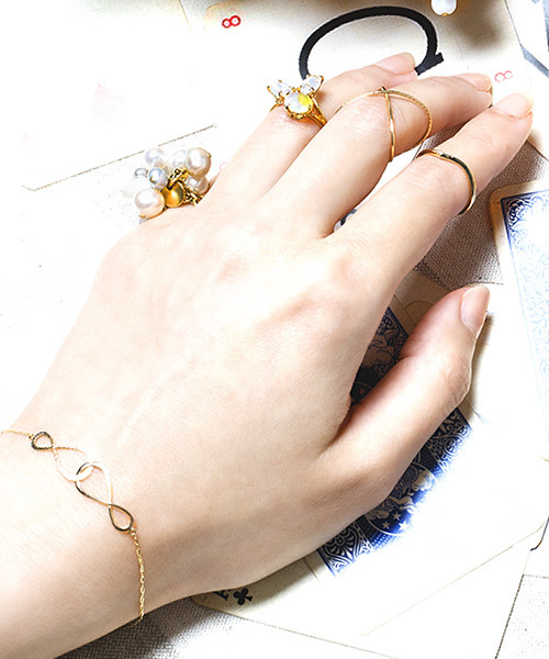 NOJESS（ノジェス）の「K10ブレスレット（30152114004）（ブレスレット・レディース・ゴールド・FREE）」の6枚目の写真