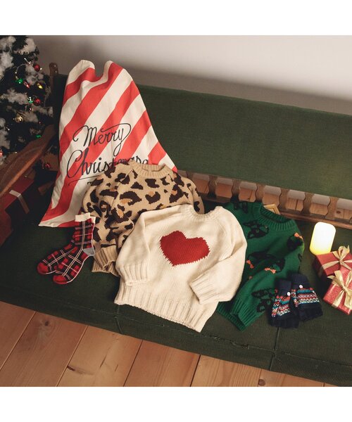 BREEZE（ブリーズ）の「ユニークモチーフセーター（ニット/セーター・キッズ・ブラック/グリーン/ネイビー・140/90/120/100）」の10枚目の写真