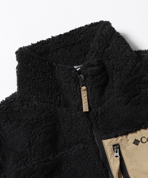 Columbia(コロンビア)の「Columbia/コロンビア Sugar Dome JKET ボアジャケット(ブルゾン・メンズ・ベージュ/ダークグリーン/ブラック・XL/M/L)」の4枚目の写真