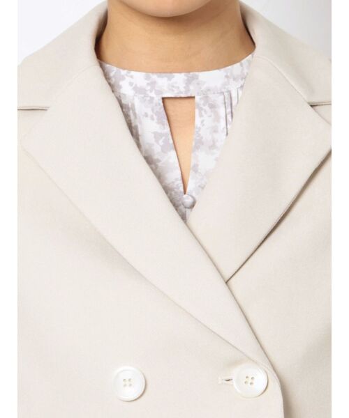 MERCURYDUO(マーキュリーデュオ)の「クロップドダブルジャケット(テーラードジャケット・レディース・ベージュ/ミント・MEDIUM/SMALL)」の18枚目の写真