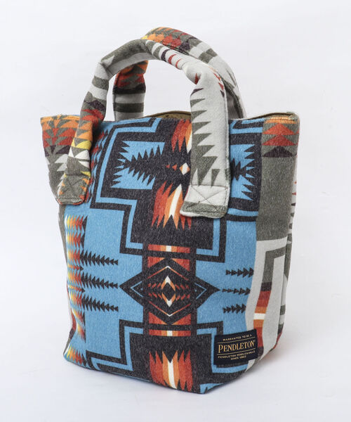 PENDLETON（ペンドルトン）の「【PENDLETON×TAION/ペンドルトン×タイオン】3WAY LUNCH TOTE BAG-S（トートバッグ・メンズ・ベージュ系その他3/ブルー系その他7/グリーン系その他3/ブラック系その他3・FREE）」の15枚目の写真