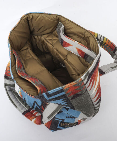 PENDLETON（ペンドルトン）の「【PENDLETON×TAION/ペンドルトン×タイオン】3WAY LUNCH TOTE BAG-S（トートバッグ・メンズ・ベージュ系その他3/ブルー系その他7/グリーン系その他3/ブラック系その他3・FREE）」の18枚目の写真