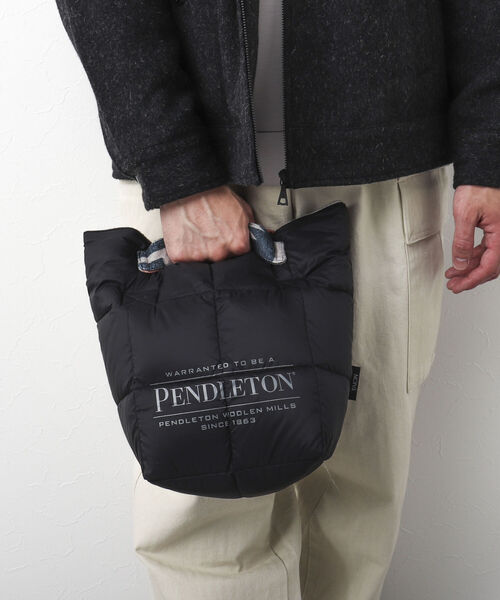 PENDLETON（ペンドルトン）の「【PENDLETON×TAION/ペンドルトン×タイオン】3WAY LUNCH TOTE BAG-S（トートバッグ・メンズ・ベージュ系その他3/ブルー系その他7/グリーン系その他3/ブラック系その他3・FREE）」の11枚目の写真