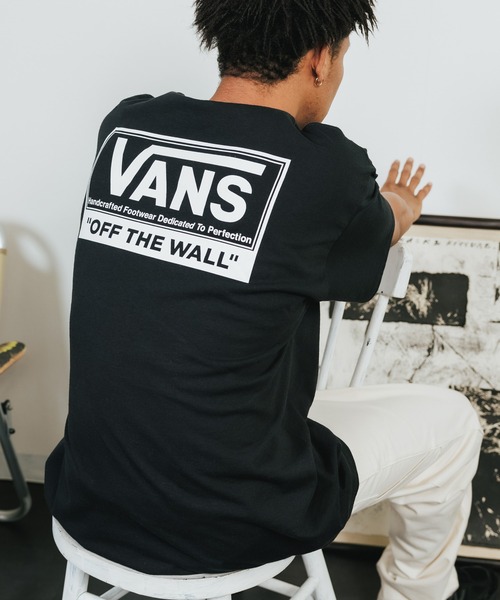 VANS(バンズ)の「別注:VANS/ヴァンズ M HANDCRAFTED LOGO TEE Tシャツ(Tシャツ/カットソー・メンズ・ブラック/ホワイト×レッド/ホワイト×ブラック・S/M/L)」の6枚目の写真