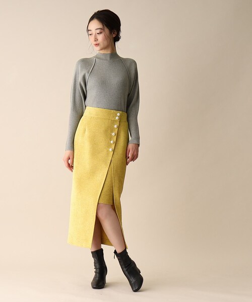 OPAQUE.CLIP（オペークドットクリップ）の「◆ラメリブラグランデザインニット（ニット/セーター・レディース・シルバー系5/ゴールド系その他5・38）」の15枚目の写真