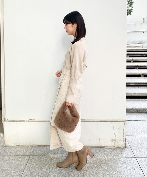 OPAQUE.CLIP（オペークドットクリップ）の「◆ラメリブラグランデザインニット（ニット/セーター・レディース・シルバー系5/ゴールド系その他5・38）」の7枚目の写真