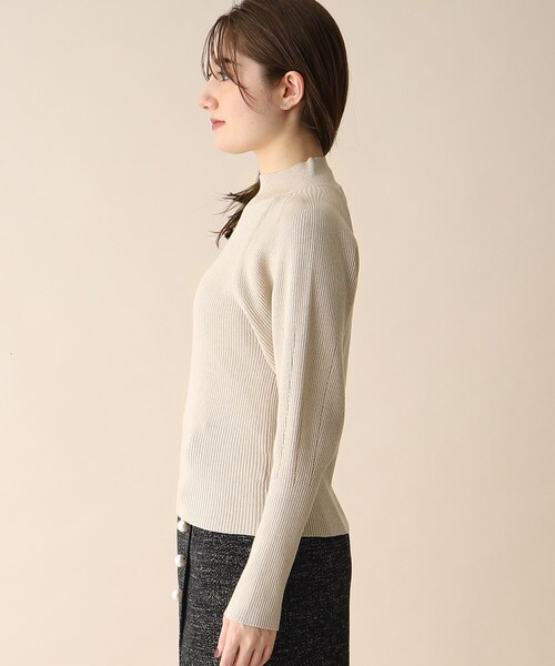 OPAQUE.CLIP（オペークドットクリップ）の「◆ラメリブラグランデザインニット（ニット/セーター・レディース・シルバー系5/ゴールド系その他5・38）」の13枚目の写真