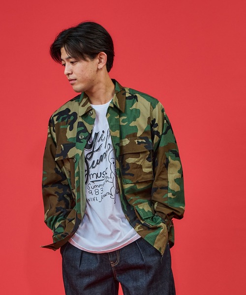MILITARY（ミリタリー）の「100% COTTON RIPSTOP BDU JACKET / 100% コットン リップストップ ビーディーユー ジャケット（ミリタリージャケット・メンズ・カモフラージュ・SS/SR）」の14枚目の写真