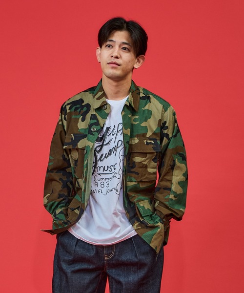 100% COTTON RIPSTOP BDU JACKET / 100% コットン リップストップ ビー