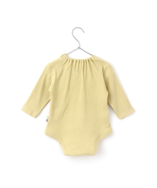 MAKE YOUR DAY（メイクユアデイ）の「衿付きテレコリブロンパス（ロンパース・キッズ・オリーブ/オフホワイト/ピンク/モカ・70/80）」の7枚目の写真