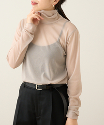 journal standard L'essage | トリコットシースルーハイネックプルオーバー(Tシャツ/カットソー)