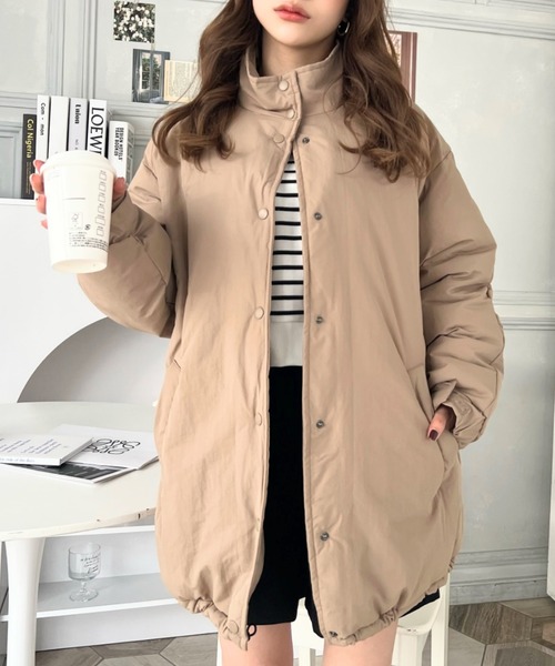 ジャケット・アウター SSR moment+（モーメントプラス）の「スタンドカラーファイバーダウン