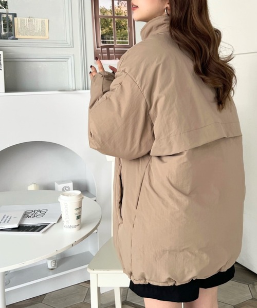 moment+（モーメントプラス）の「スタンドカラーファイバーダウン