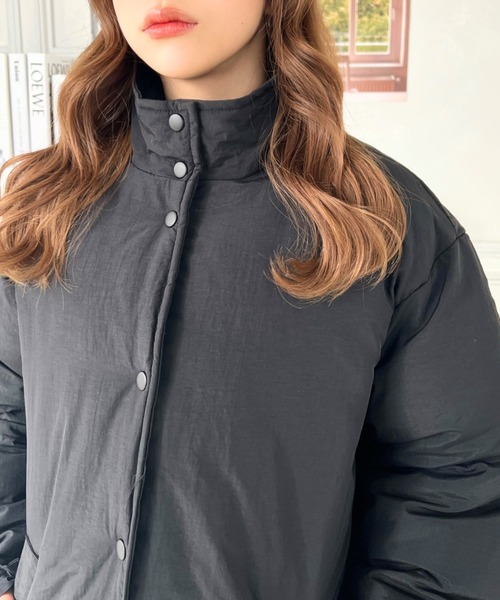 moment+（モーメントプラス）の「スタンドカラーファイバーダウン