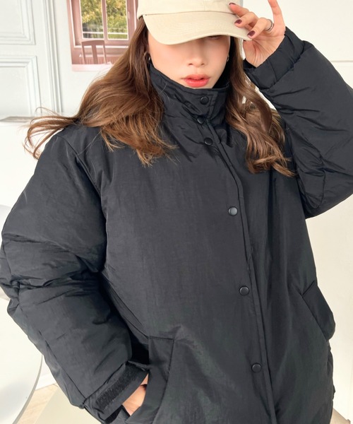 ジャケット・アウター SSR moment+（モーメントプラス）の「スタンドカラーファイバーダウン