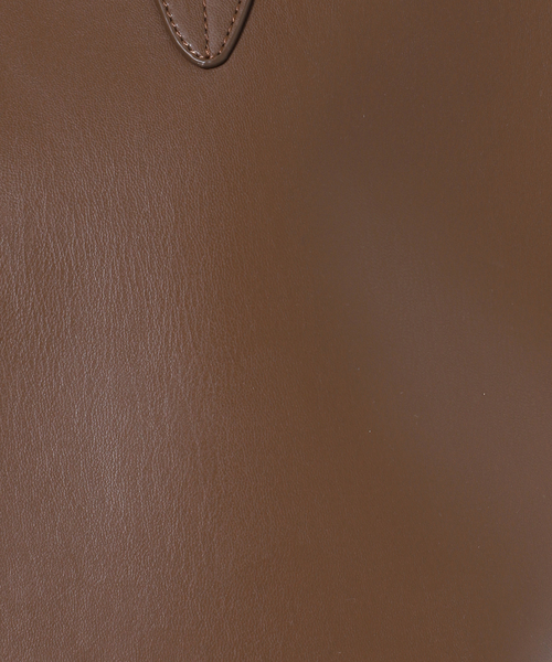 【美品】&MyuQ/アンドミューク ATE トートバッグ 冬素材 ブラウン ＆MyuQ（アンドミューク）の「【&MyuQ/アンドミューク】ATE