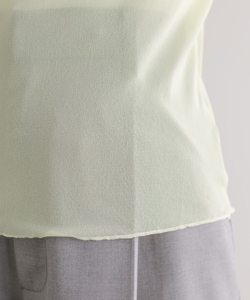 mystic（ミスティック）の「シアークループルオーバー（Tシャツ/カットソー・レディース・アイボリー/ブラック/ライム・FREE）」の17枚目の写真