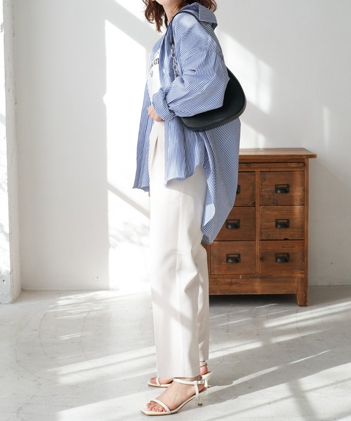 DISCOAT（ディスコート）の「【セットアップ対応】アンチピリングテーパードパンツ《XS～Lサイズ展開》（スラックス・レディース・ブラック/ベージュ/パープル/ホワイト系その他・X-SMALL/SMALL/MEDIUM/LARGE）」の15枚目の写真