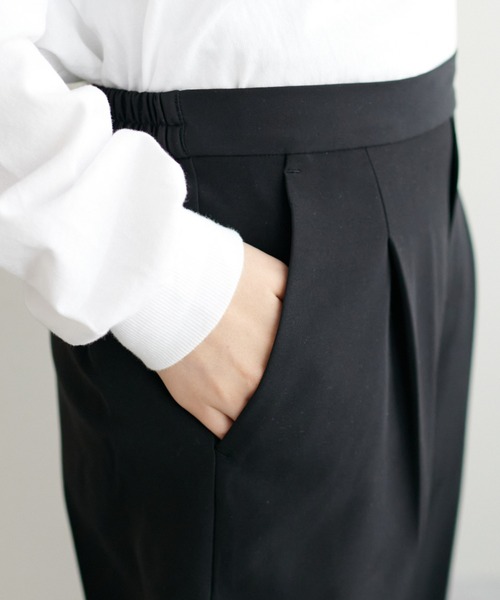 DISCOAT（ディスコート）の「【セットアップ対応】アンチピリングテーパードパンツ《XS～Lサイズ展開》（スラックス・レディース・ブラック/ベージュ/パープル/ホワイト系その他・X-SMALL/SMALL/MEDIUM/LARGE）」の19枚目の写真