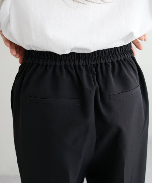 DISCOAT（ディスコート）の「【セットアップ対応】アンチピリングテーパードパンツ《XS～Lサイズ展開》（スラックス・レディース・ブラック/ベージュ/パープル/ホワイト系その他・X-SMALL/SMALL/MEDIUM/LARGE）」の14枚目の写真