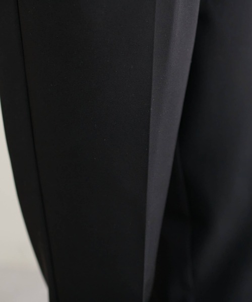 DISCOAT（ディスコート）の「【セットアップ対応】アンチピリングテーパードパンツ《XS～Lサイズ展開》（スラックス・レディース・ブラック/ベージュ/パープル/ホワイト系その他・X-SMALL/SMALL/MEDIUM/LARGE）」の9枚目の写真