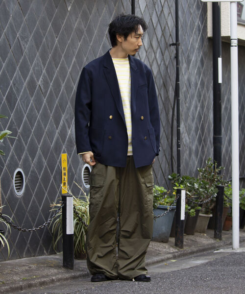 GLOSTER（グロスター）の「【GLOSTER/グロスター】M65 ワイドカーゴパンツ スノーカモ 裾ドローコード ミリタリー（カーゴパンツ・メンズ・ホワイト/ブラック/オリーブ・S/M/L）」の7枚目の写真