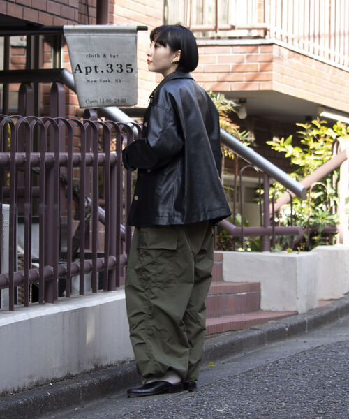 GLOSTER（グロスター）の「【GLOSTER/グロスター】M65 ワイドカーゴパンツ スノーカモ 裾ドローコード ミリタリー（カーゴパンツ・メンズ・ホワイト/ブラック/オリーブ・S/M/L）」の16枚目の写真