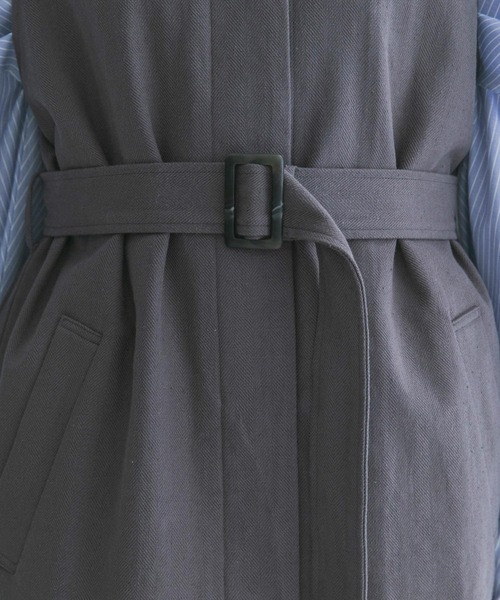 KBF（ケイビーエフ）の「3WAYミドルコート（その他アウター・レディース・チャコールグレー/ナチュラル・ONE）」の3枚目の写真