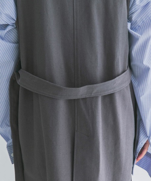 KBF（ケイビーエフ）の「3WAYミドルコート（その他アウター・レディース・チャコールグレー/ナチュラル・ONE）」の8枚目の写真