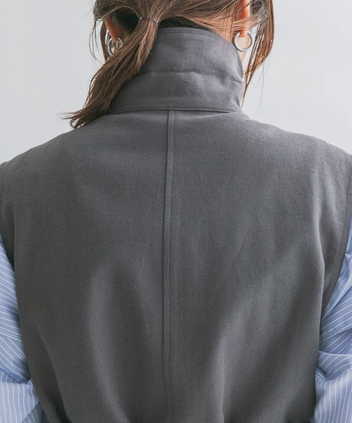 KBF（ケイビーエフ）の「3WAYミドルコート（その他アウター・レディース・チャコールグレー/ナチュラル・ONE）」の9枚目の写真