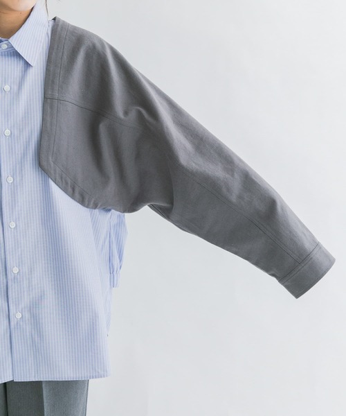 KBF（ケイビーエフ）の「3WAYミドルコート（その他アウター・レディース・チャコールグレー/ナチュラル・ONE）」の11枚目の写真