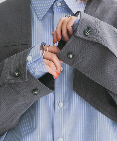 KBF（ケイビーエフ）の「3WAYミドルコート（その他アウター・レディース・チャコールグレー/ナチュラル・ONE）」の12枚目の写真