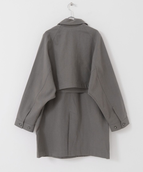 KBF（ケイビーエフ）の「3WAYミドルコート（その他アウター・レディース・チャコールグレー/ナチュラル・ONE）」の20枚目の写真