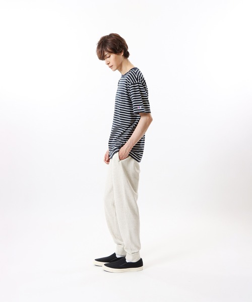 Champion(チャンピオン)の「【Champion/チャンピオン】メンズ ベーシック ボーダーショートスリーブTシャツ(Tシャツ/カットソー・メンズ・スモーキーグリーン系1/ホワイト/ネイビー/ライトイエロー・LARGE/MEDIUM/X-LARGE)」の10枚目の写真