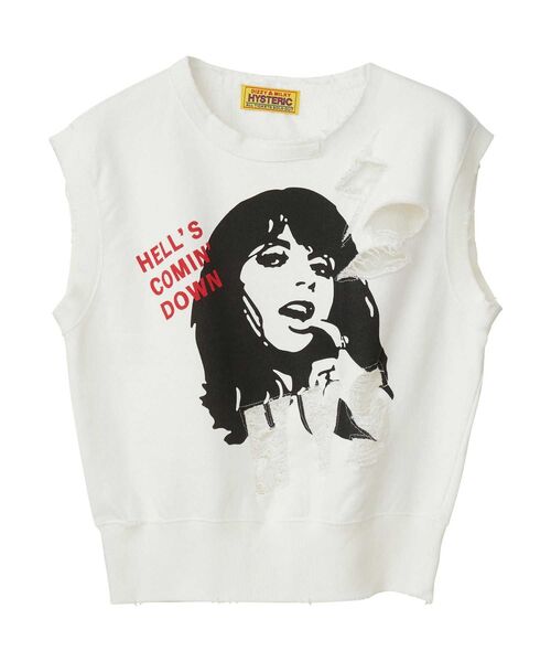 HYSTERIC GLAMOUR / HELL'S COMIN' DOWNベスト HYSTERIC GLAMOUR（ヒステリックグラマー）の「HELL'S COMIN' DOWN