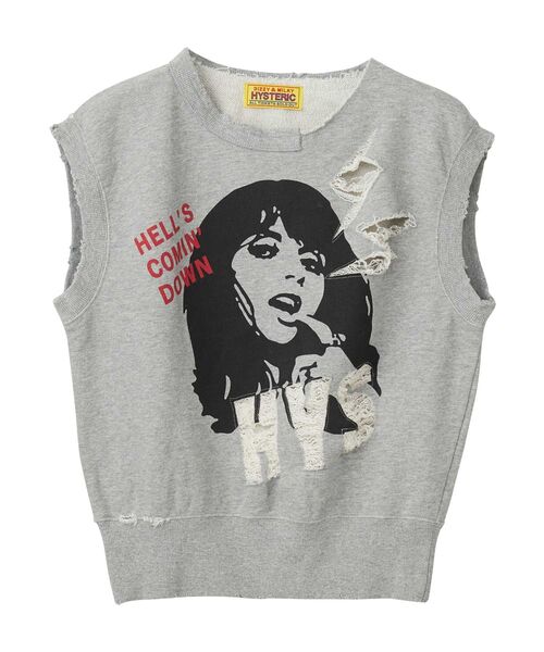 HYSTERIC GLAMOUR / HELL'S COMIN' DOWNベスト HYSTERIC GLAMOUR（ヒステリックグラマー）の「HELL'S COMIN' DOWN