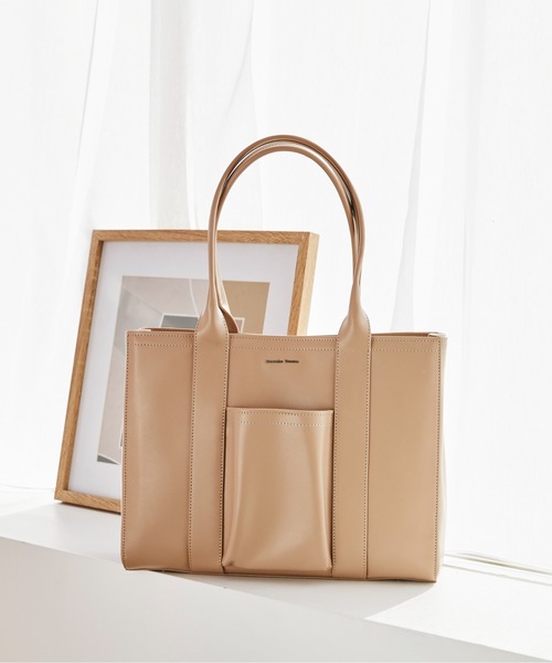 Samantha Thavasa（サマンサタバサ）の「ガラス調合皮トートバッグ（トートバッグ・レディース・ブラック/ベージュ/オフホワイト・FREE）」の14枚目の写真