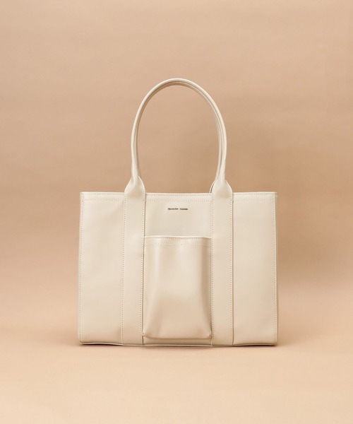 Samantha Thavasa（サマンサタバサ）の「ガラス調合皮トートバッグ（トートバッグ・レディース・ブラック/ベージュ/オフホワイト・FREE）」の17枚目の写真