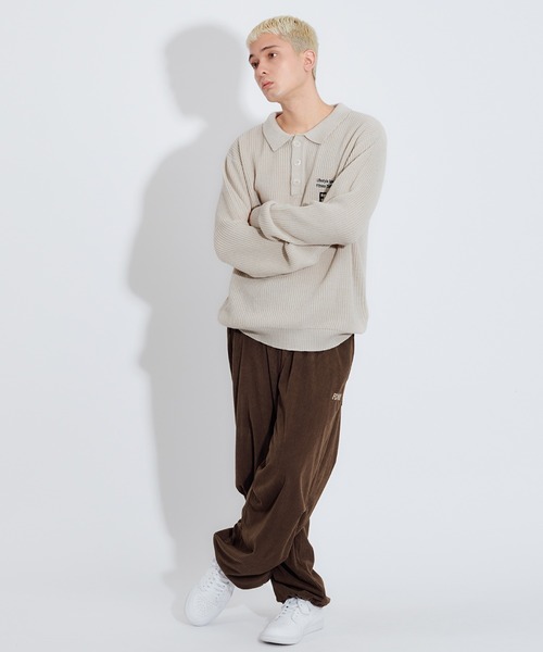 FCMM(エフシーエムエム)の「【日本限定アイテム】CORDUROY SEMI WIDE PATNS/コーデュロイセミワイドパンツ(その他パンツ・メンズ・ブラック/ブラウン・MEDIUM/LARGE)」の9枚目の写真